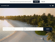 Tablet Screenshot of carrier.co.uk